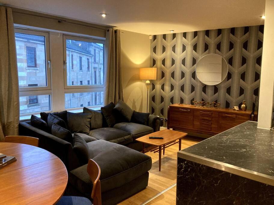Stylish 2 Bed Accessible Flat Perfect Location Glasgow Exterior foto