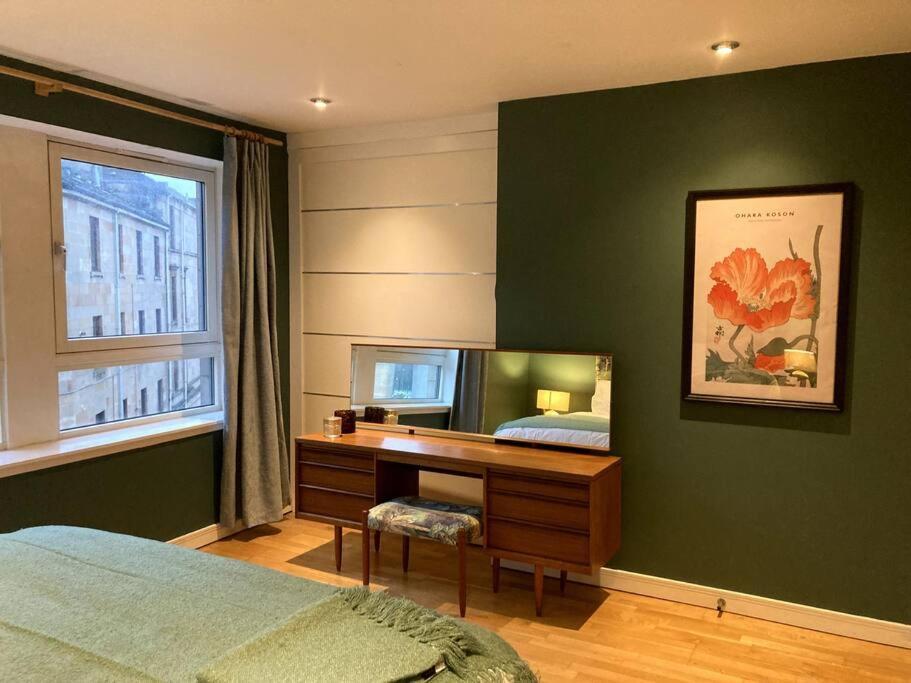 Stylish 2 Bed Accessible Flat Perfect Location Glasgow Exterior foto